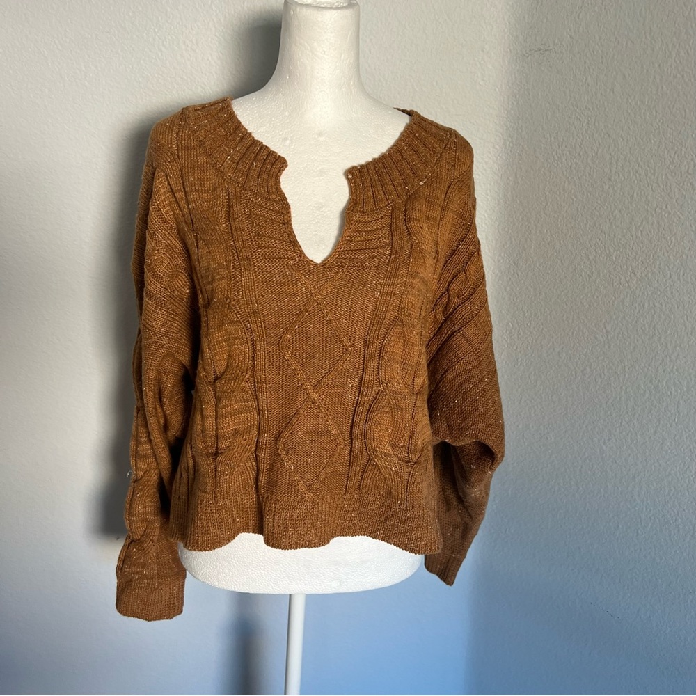 NWT Blu Pepper Cropped Cable Knit Pullover Multiple sizes